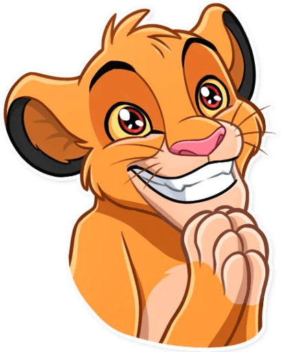 Simba_Glee emote for Discord