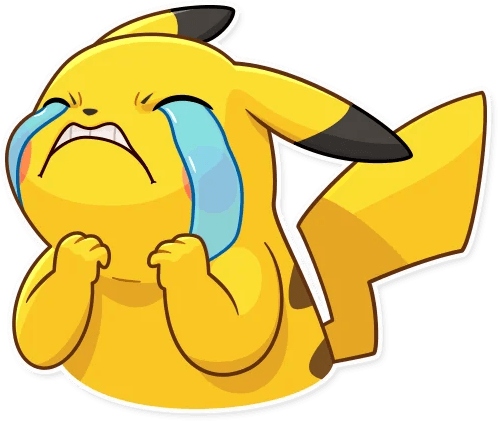 pikachu_tears emote for Discord