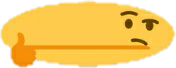 think_stretch emote for Discord