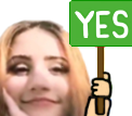 beea_yes emote for Discord