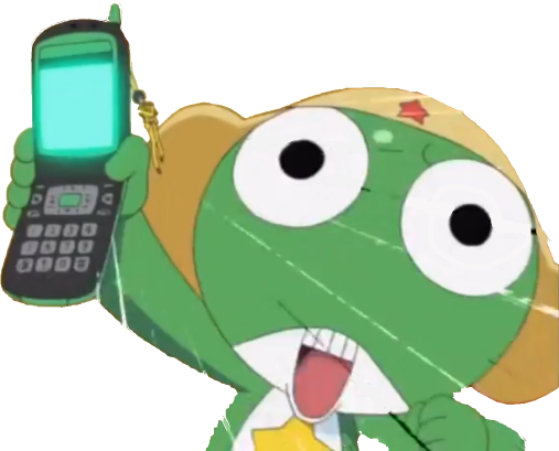 KeroroPhone emote for Discord