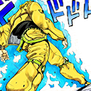 dio_walk_transparent emote for Discord