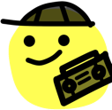 MusicVibingBlob emote for Discord