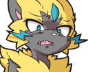zeraora_disgust emote for Discord