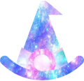 Galaxy_WitchHat emote for Discord