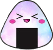 Galaxy_Onigiri emote for Discord