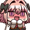 AstolfoBlush emote for Discord