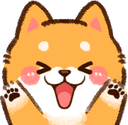 shibaexcite emote for Discord
