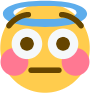 flushed_angel emote for Discord