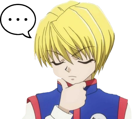 thinkingkurapika emote for Discord