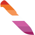 lesbian_knife emote for Discord