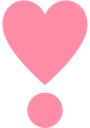 pink_heart_exclamation emote for Discord