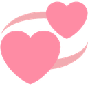 pink_revolving_hearts emote for Discord