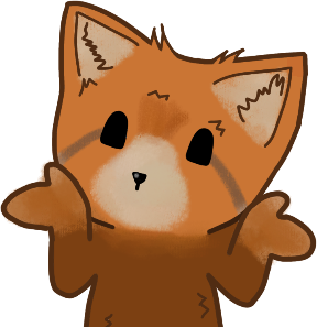 redpanda_shrug emote for Discord