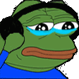Gamer_pepe_cry emote for Discord