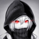 hoodedanimegirl emote for Discord