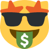 money_face emote for Discord