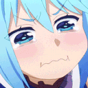 Aqua_cry emote for Discord