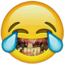 joy_with_oral_cancer emote for Discord