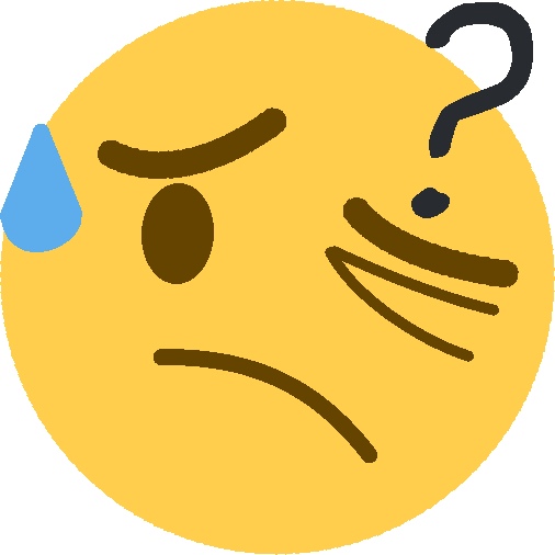 scaredbutnothing emote for Discord