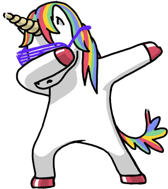 unicorn_dab emote for Discord