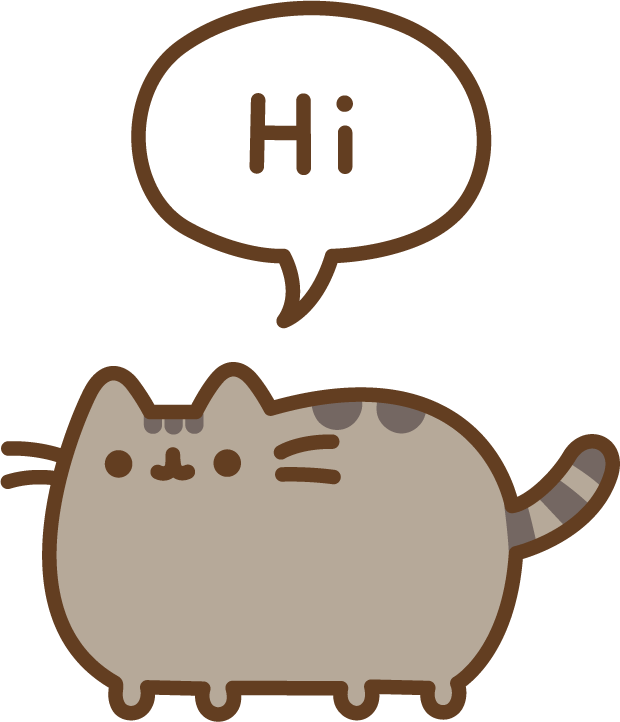 hi_pusheen emote for Discord