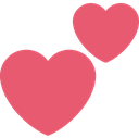 two_hearts_pink emote for Discord