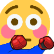 flushed_fight emote for Discord