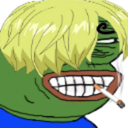 SanjiPepeLaugh emote for Discord