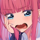 nino_aqua_cry emote for Discord