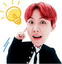 jhopebtsidea emote for Discord