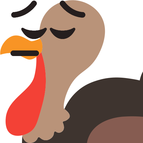 turkeypensive emote for Discord