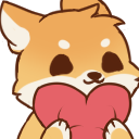 ShibaHeart emote for Discord