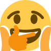 surprised_thinksmile emote for Discord