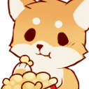 shibapopcorn emote for Discord