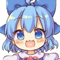 CirnoHappy emote for Discord