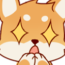 shibasparklyeyes emote for Discord