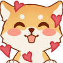 Shibalove emote for Discord