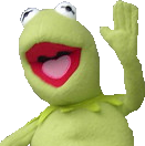 Kermit_Hi emote for Discord