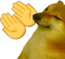 dogPray emote for Discord