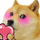 dogeheart emote for Discord