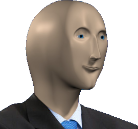 Stonks emote for Discord