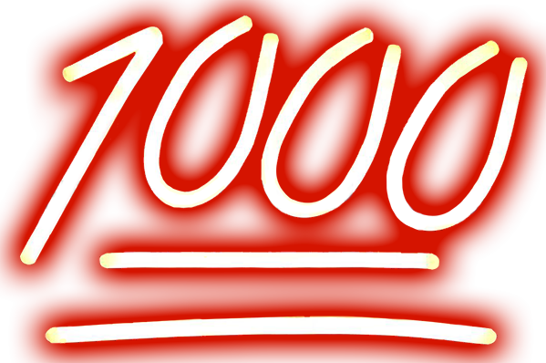 1000 emote for Discord