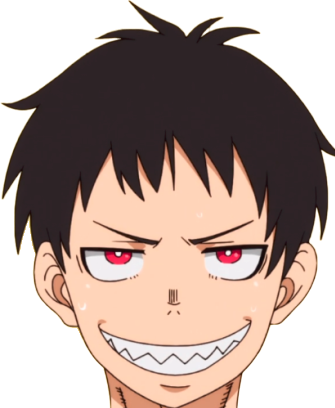shinra_scary_smile emote for Discord
