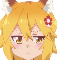 Senko_Pout emote for Discord