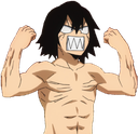 stronk_kirishima emote for Discord