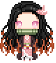 pixel_nezuko emote for Discord