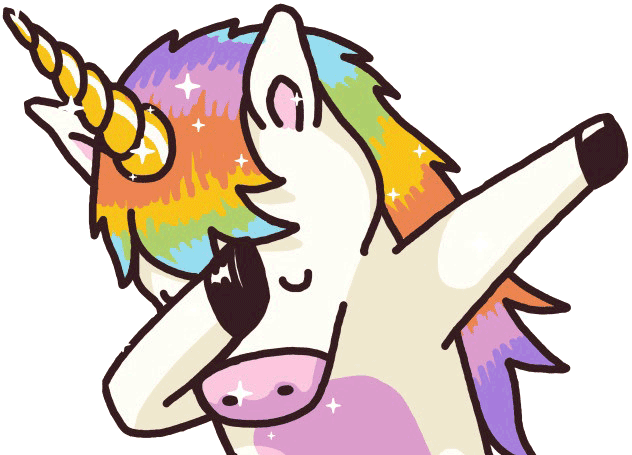dabicorn emote for Discord
