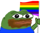 PepeRotPrideFlag emote for Discord