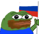 PepeRotFlagRU emote for Discord